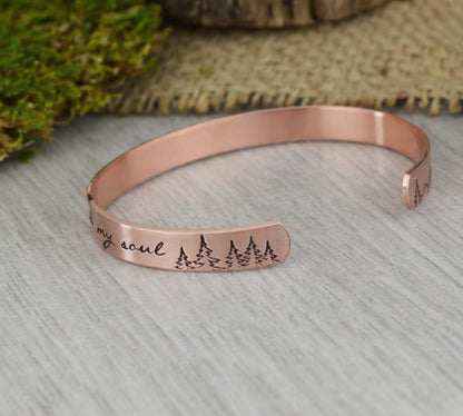 Into the Forest I Go To Lose My Mind And Find My Soul Bracelet 