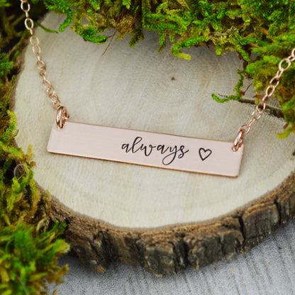 Always Skinny Bar Necklace 