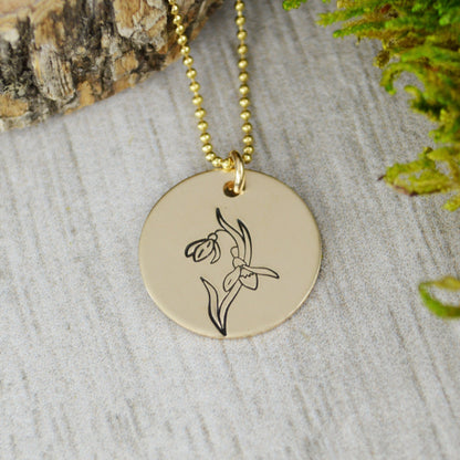 Dainty Floral Necklace 