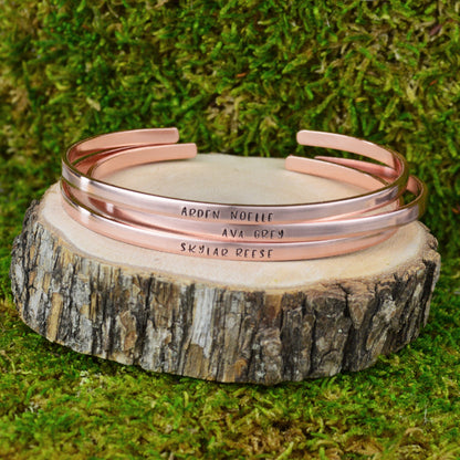 Skinny Personalized Name Bracelet 