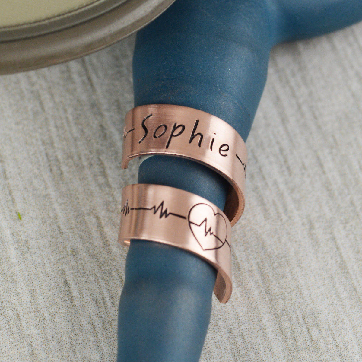 Custom Stethoscope ID Charm 