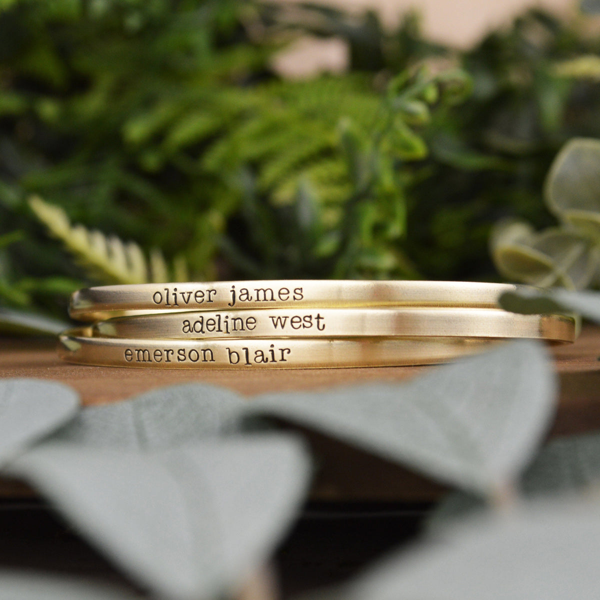 Skinny Personalized Name Bracelet 
