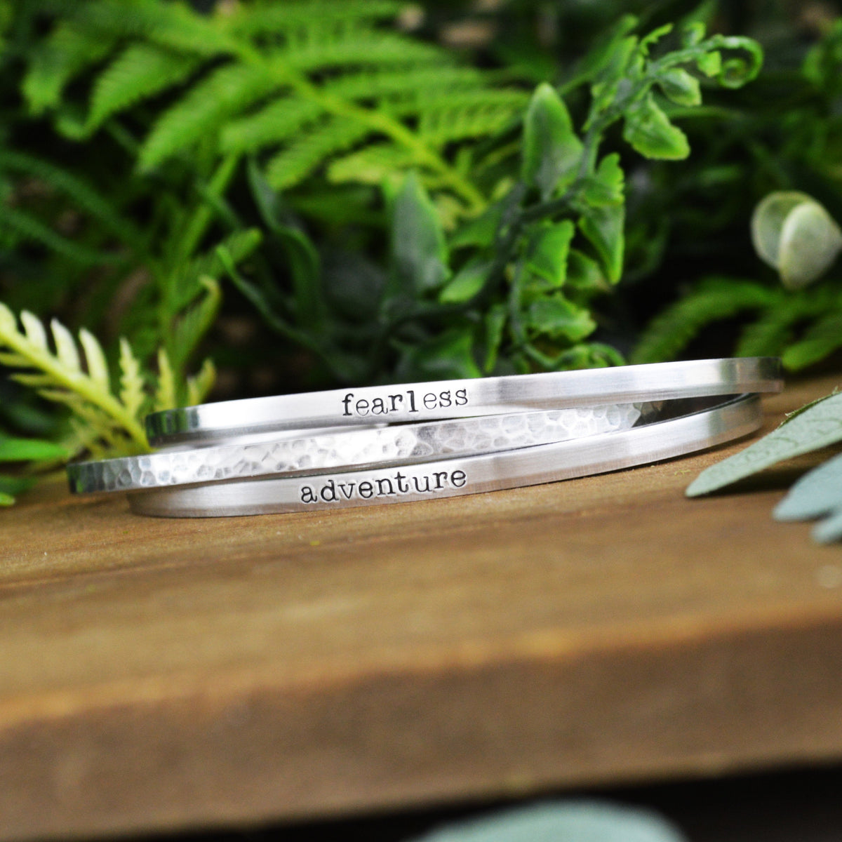 Skinny Mantra Bracelet 