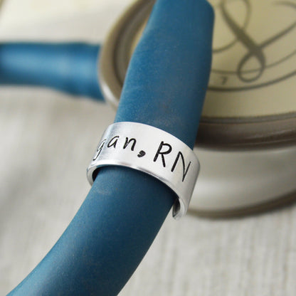 Personalized Stethoscope ID Tag 