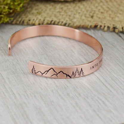 Into the Forest I Go To Lose My Mind And Find My Soul Bracelet 