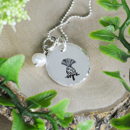 Scottish Thistle Necklace 