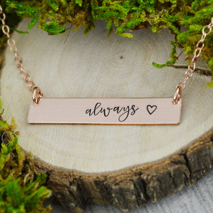 Always Skinny Bar Necklace 