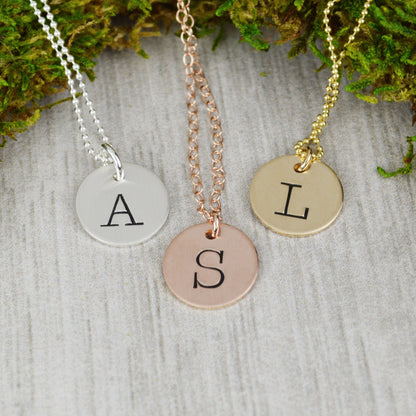 Custom Initial Necklace 