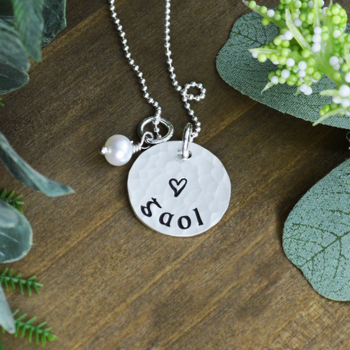 Gaol (Love) Necklace with Freshwater Pearl 