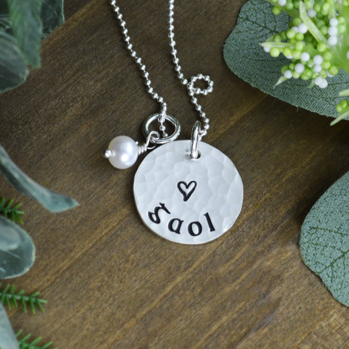 Gaol (Love) Necklace with Freshwater Pearl 