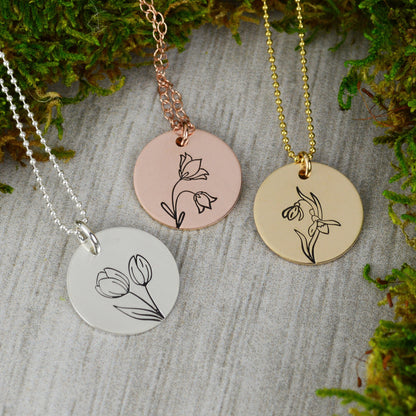 Dainty Floral Necklace 