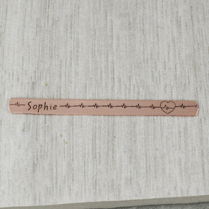 Custom Stethoscope ID Charm 