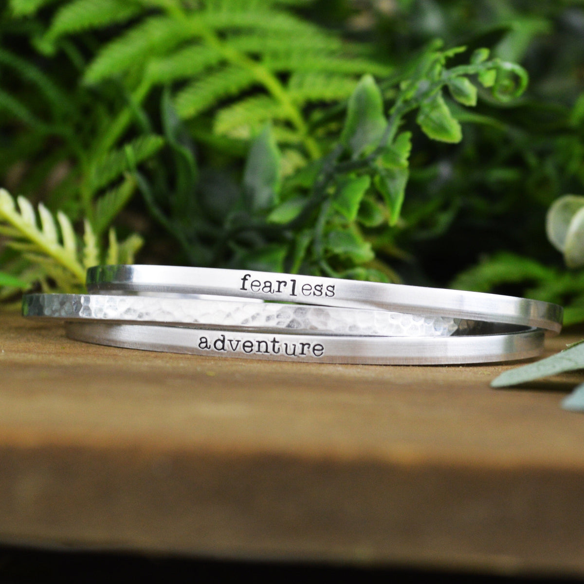 Skinny Mantra Bracelet 