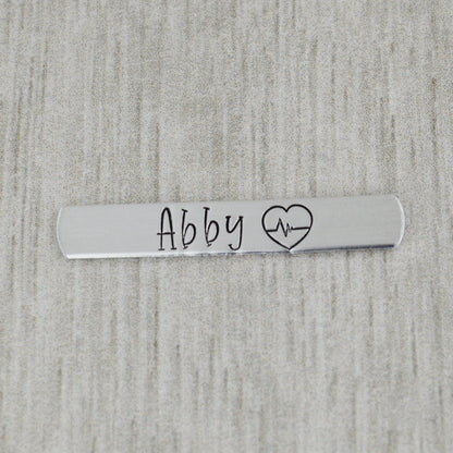 Custom Stethoscope ID Tag 