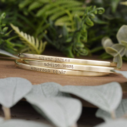 Skinny Personalized Name Bracelet 