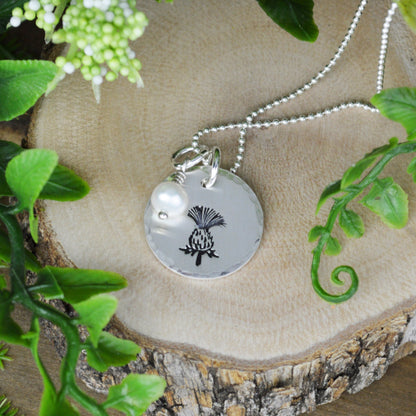 Scottish Thistle Necklace 