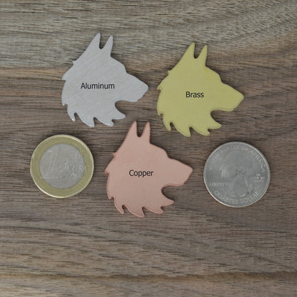 Sunshine over the Range Handstamped Pet ID Tag 