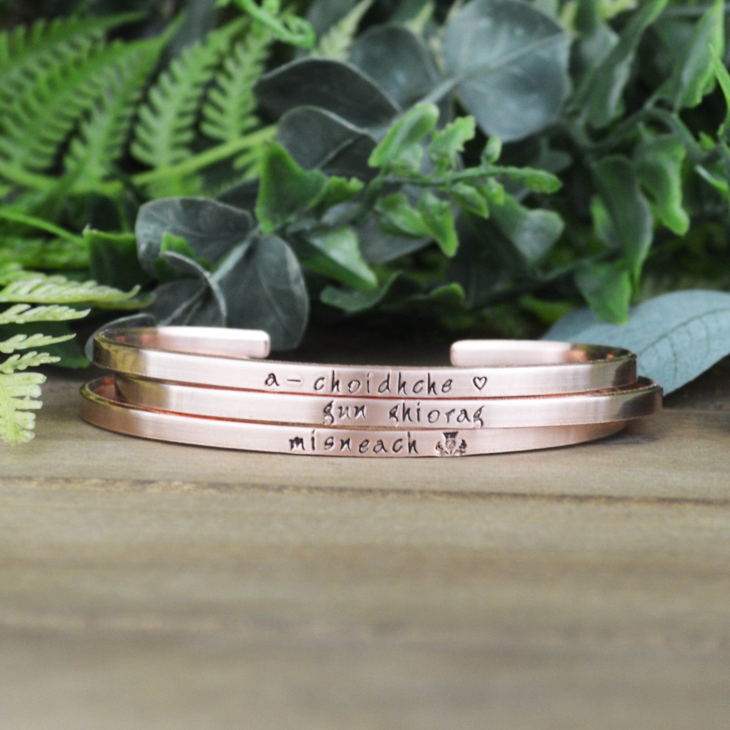 Scottish Gaelic Mantra Bracelet 