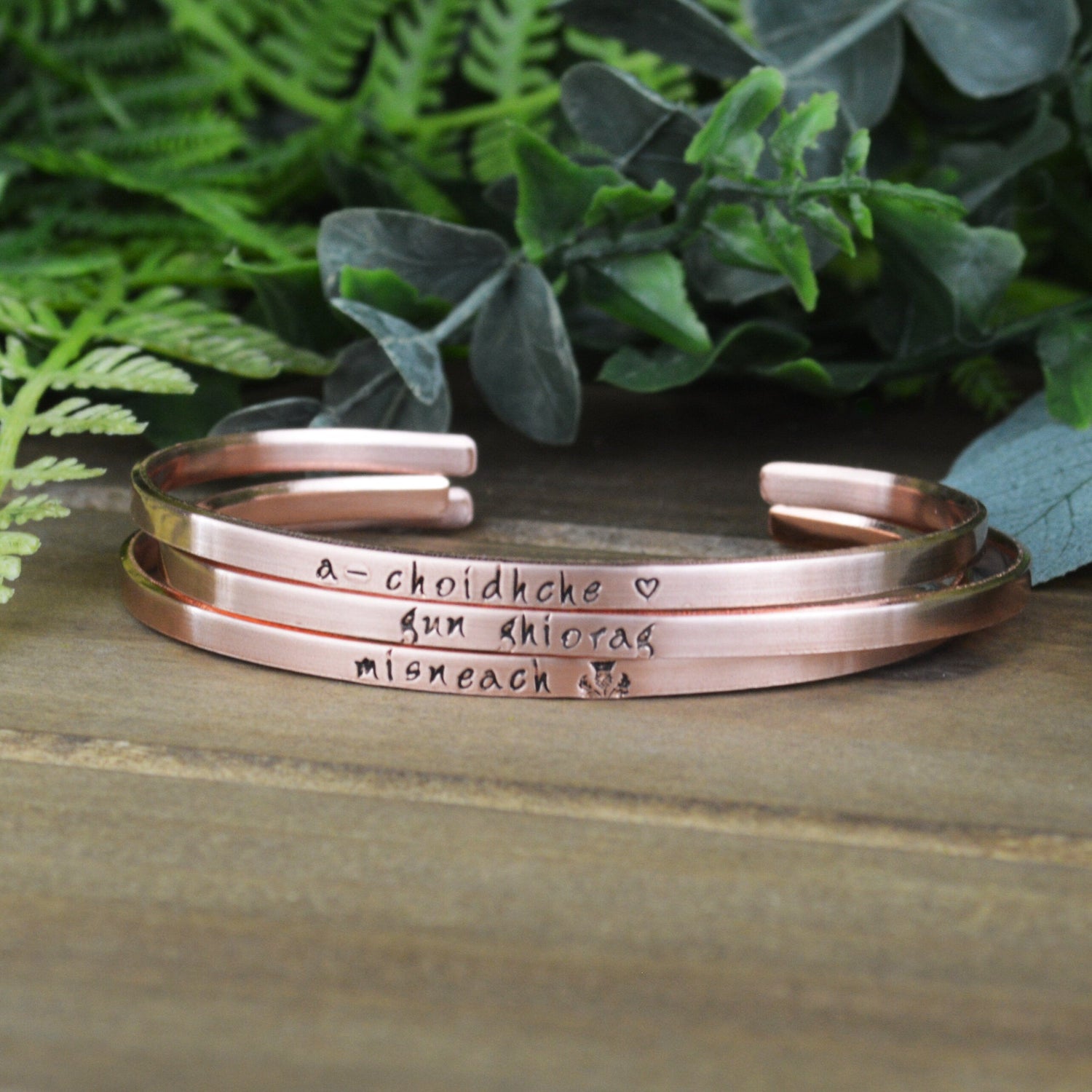 Scottish Gaelic Mantra Bracelet 