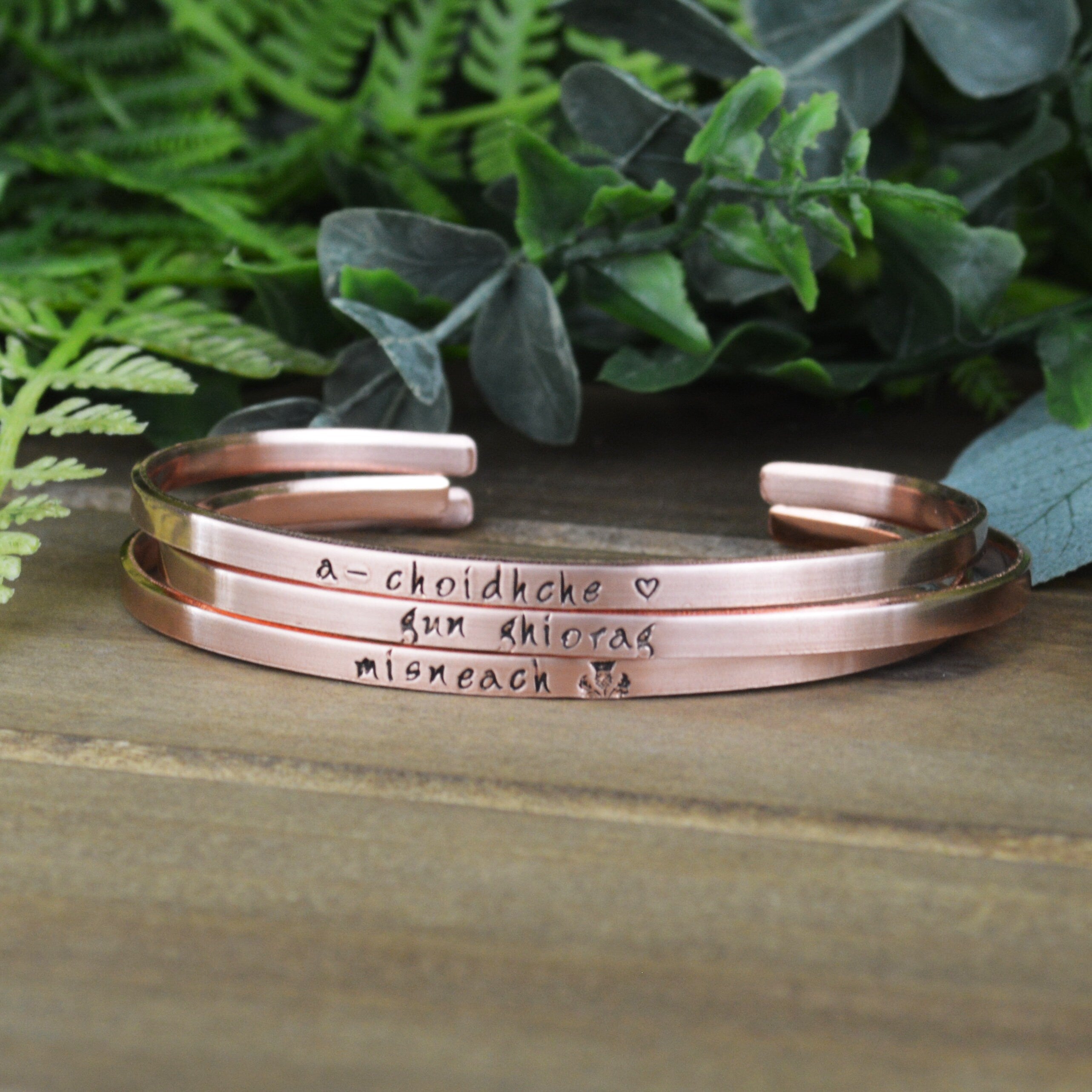 Scottish Gaelic Mantra Bracelet 