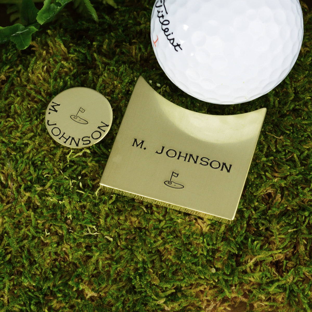 Personalized Golf Ball Marker Set 