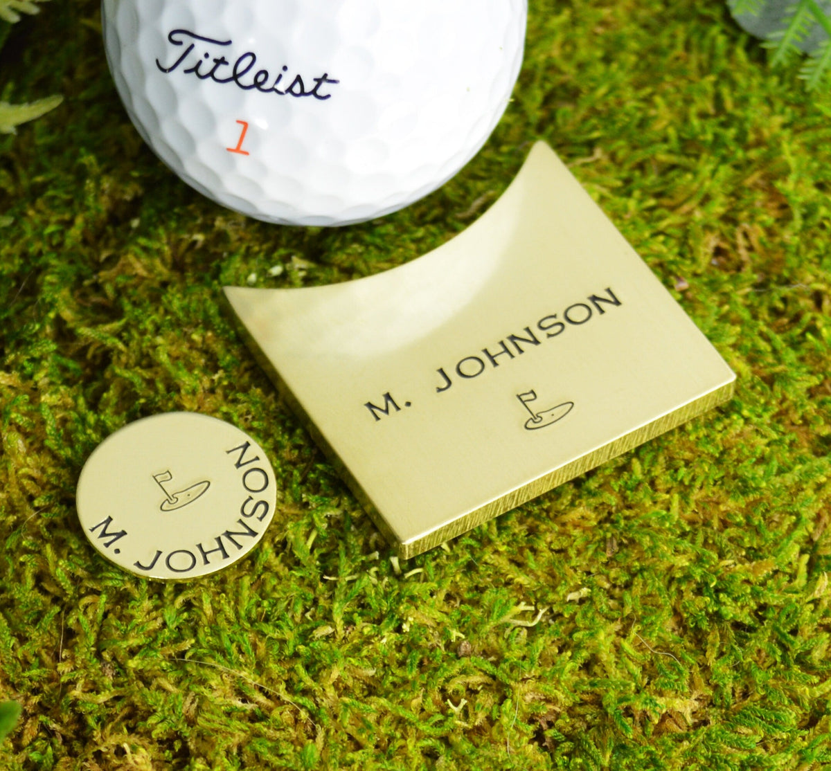 Personalized Golf Ball Marker Set 