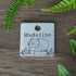 Literary Feline Hand Stamped Cat Tag 
