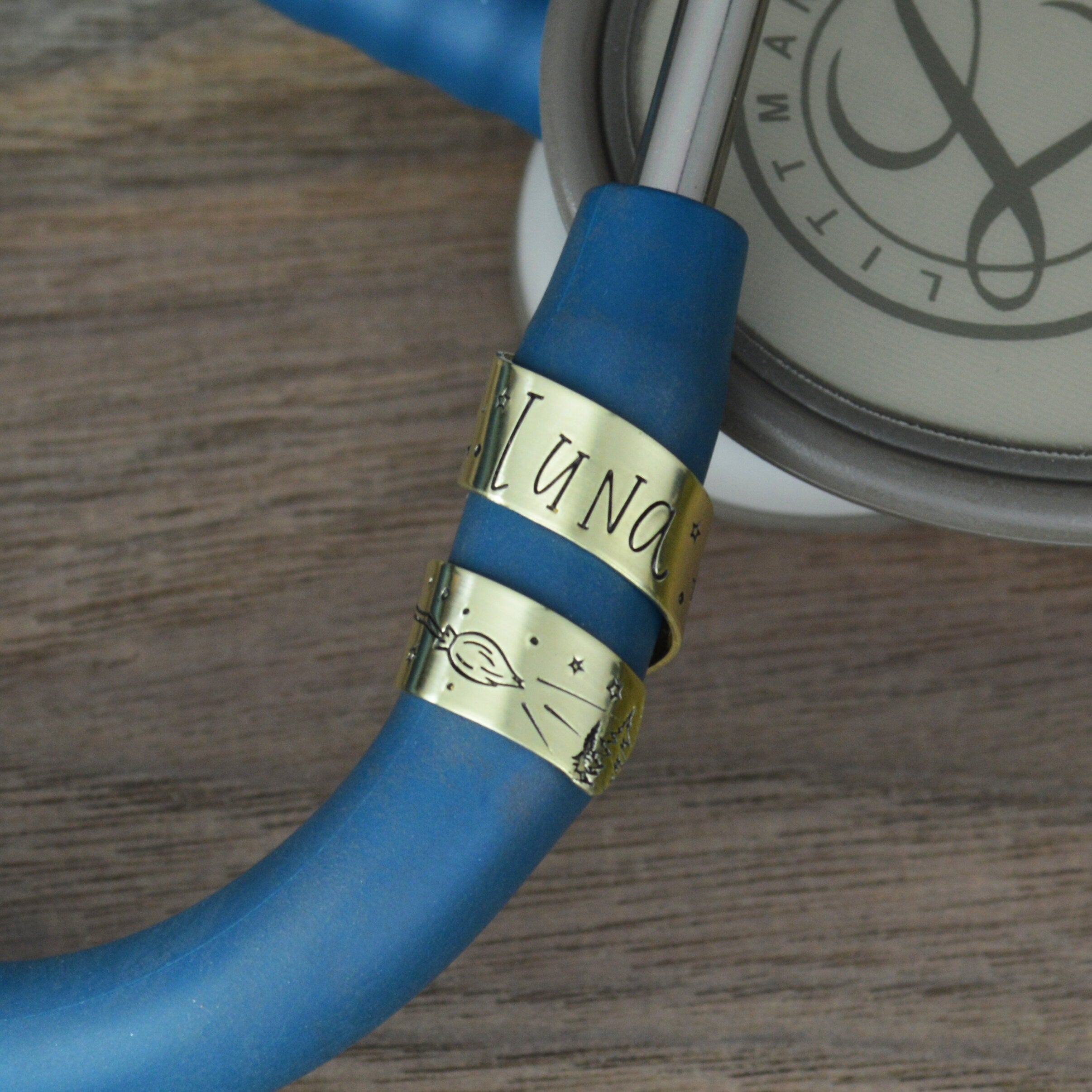 Custom Stethoscope ID Charm 