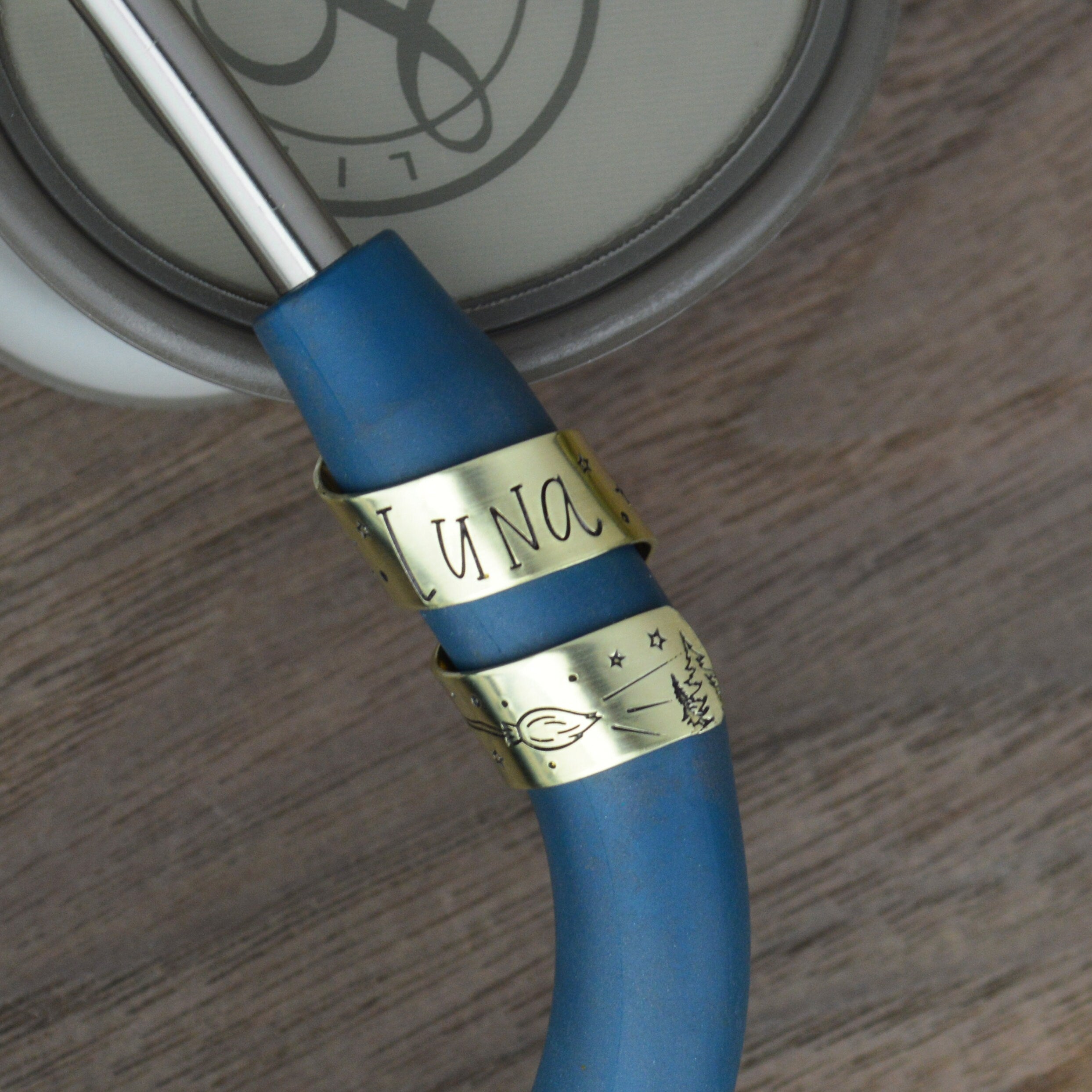 Custom Stethoscope ID Charm 