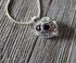 HEART AROMATHERAPY necklace featuring a heart-shaped essential oil diffuser pendant with lava bead, perfect for aromatherapy and stylish jewelry.