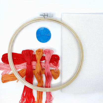 HARVEST GRID counted cross stitch kit