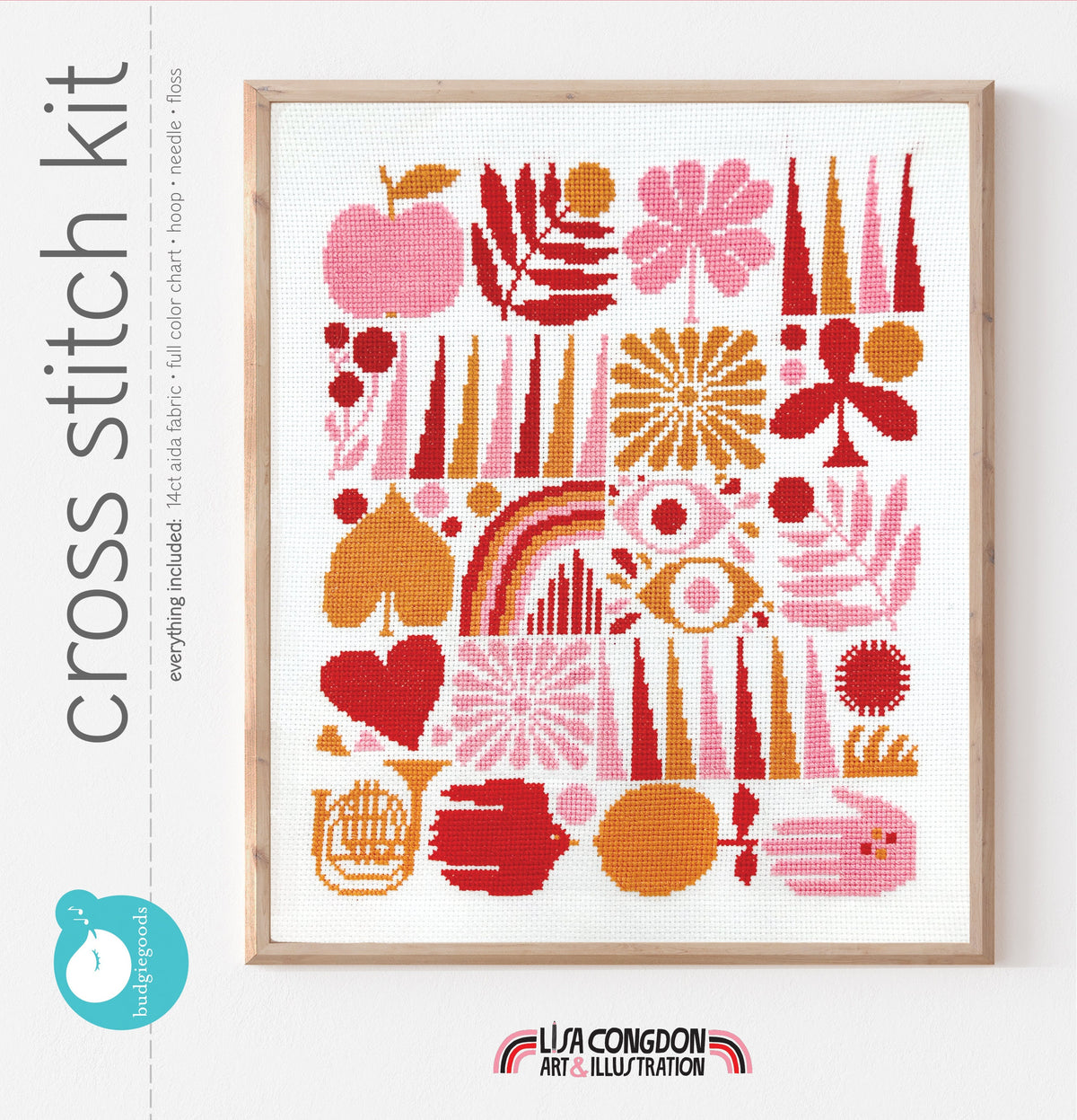 HARVEST GRID counted cross stitch kit