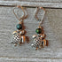 Sea Turtle Earrings with color change mood beads for turtle lovers from the BVI Blues Collection.