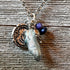 Pirate’s Booty Charm Necklace featuring gemstones, coin doubloons, crystals, and a ship&