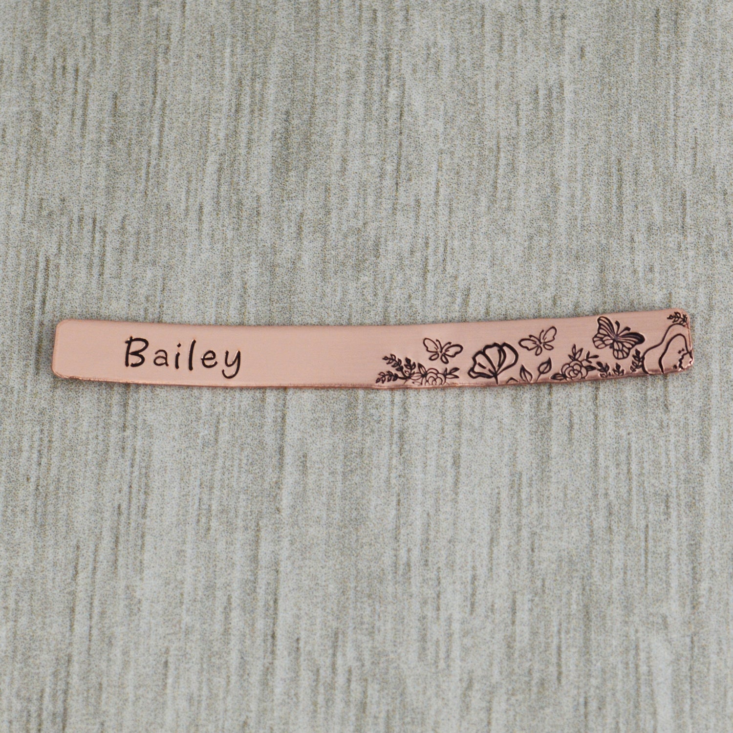Custom Stethoscope ID Charm • Butterflies Name Tag • Nurse RN Doctor Midwife Gift • Veterinarian Gift •  Stethoscope Accessories