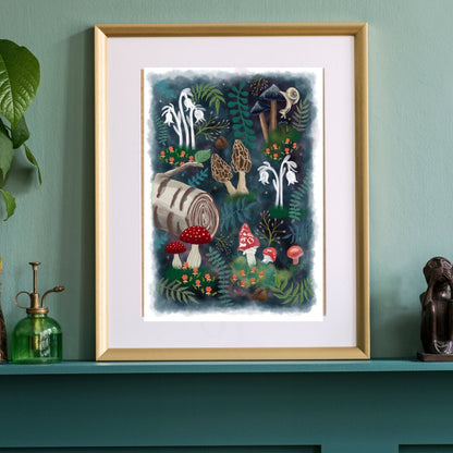 Forest Finds Art Print (unframed)