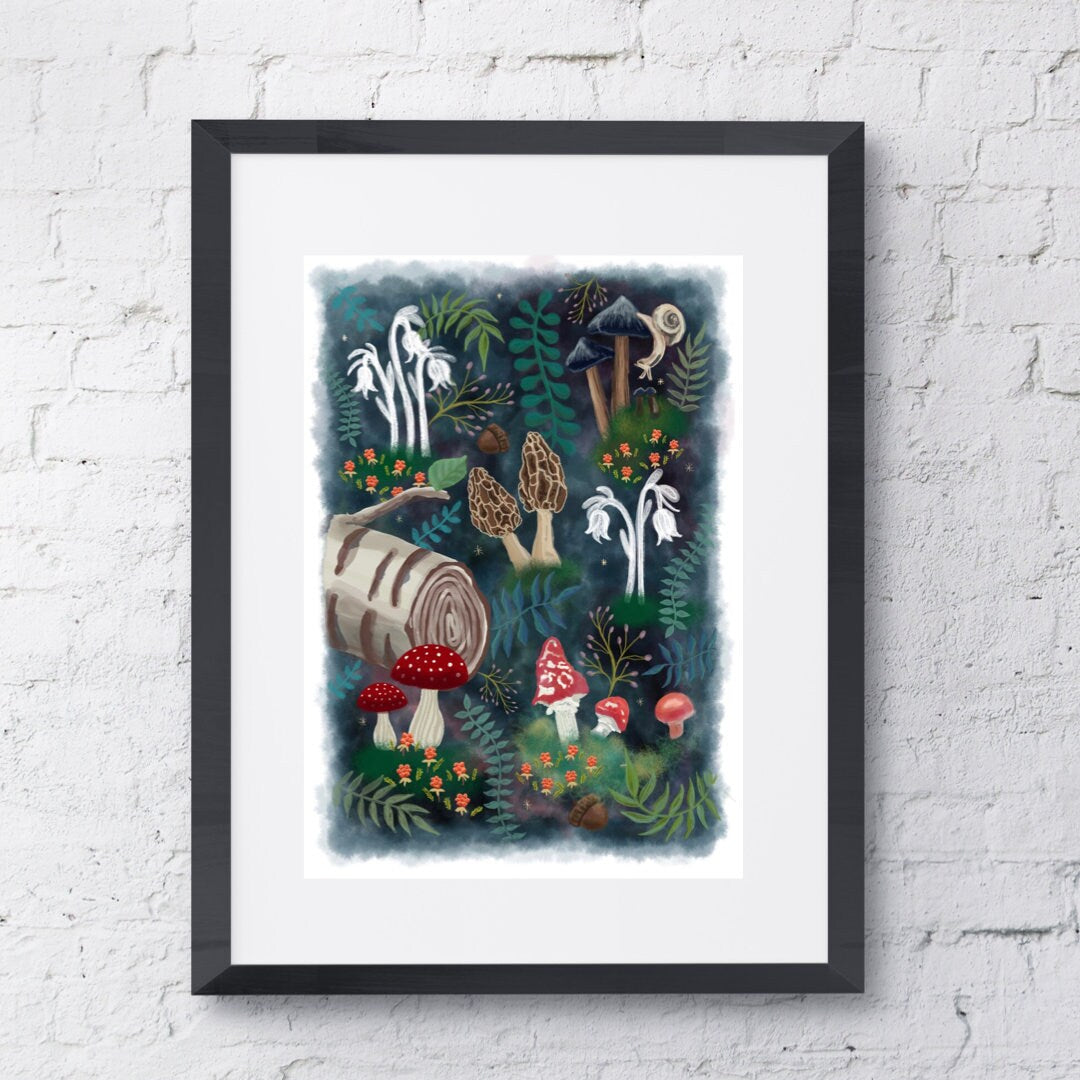 Forest Finds Art Print (unframed)