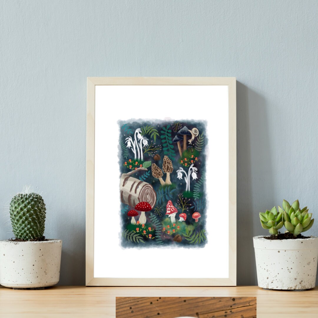 Forest Finds Art Print (unframed)