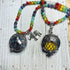 Aromatherapy Jewelry for Zen and Relaxation - Rainbow Quartz Mala Essential Oil Diffuser Necklace featuring an Owl locket for essential oils.