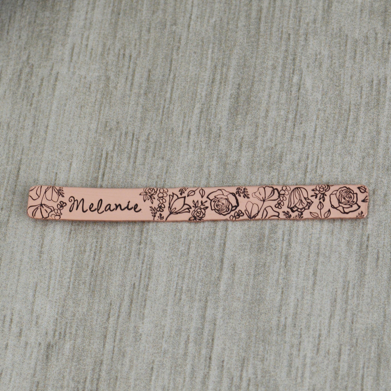 Custom Stethoscope ID Charm • Wildflowers Name Tag • Nurse RN Doctor Midwife Gift • Veterinarian Gift •  Stethoscope Accessories