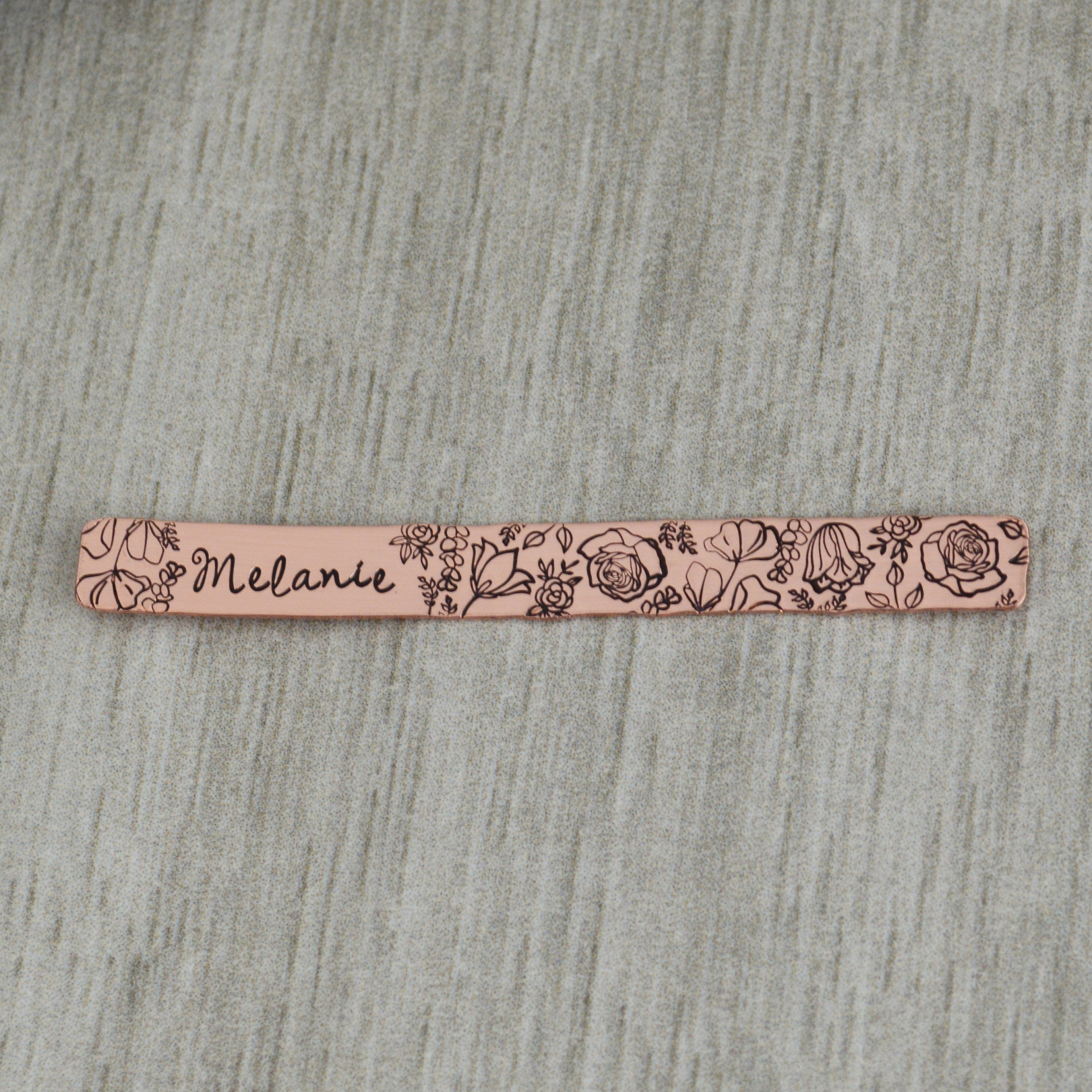 Custom Stethoscope ID Charm • Wildflowers Name Tag • Nurse RN Doctor Midwife Gift • Veterinarian Gift •  Stethoscope Accessories
