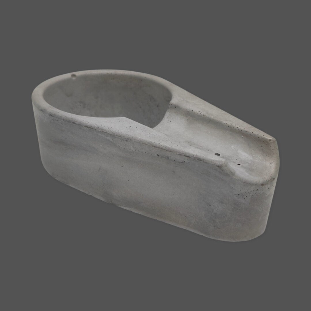 Sleek Minimalist Concrete Cigar Ashtray
