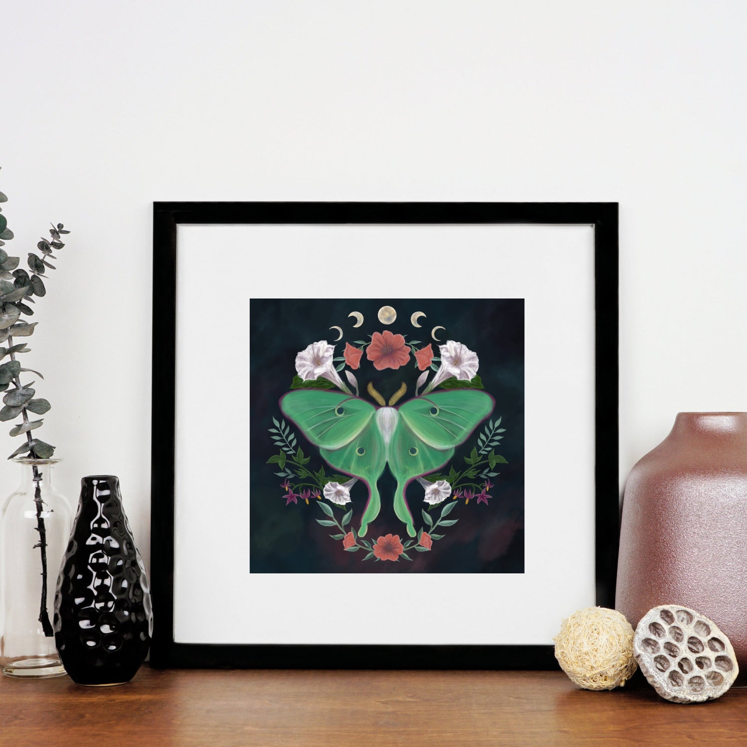 Moon Phase Seasons Art Print (unframed)