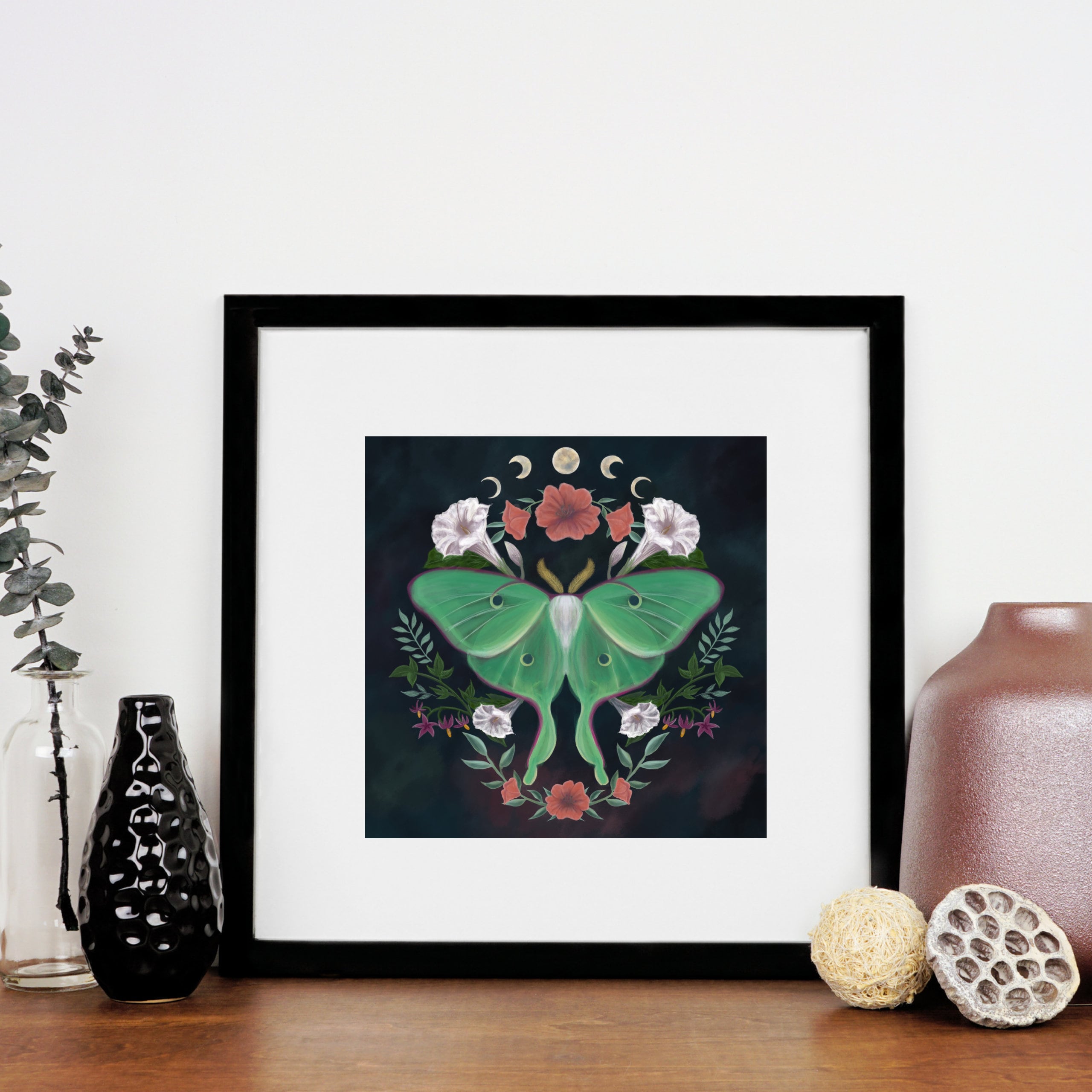 Moon Phase Seasons Art Print (unframed)