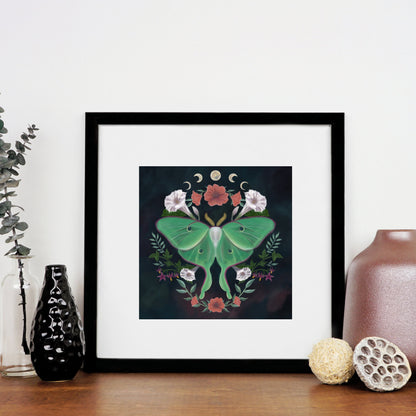 Moon Phase Seasons Art Print (unframed)
