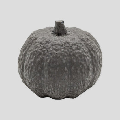 Mini Concrete Pumpkin - Small Autumn Figurine Decor, Hand Poured Modern Fall Table Accent, Tiered Tray Halloween Decor, Single or Mix Match