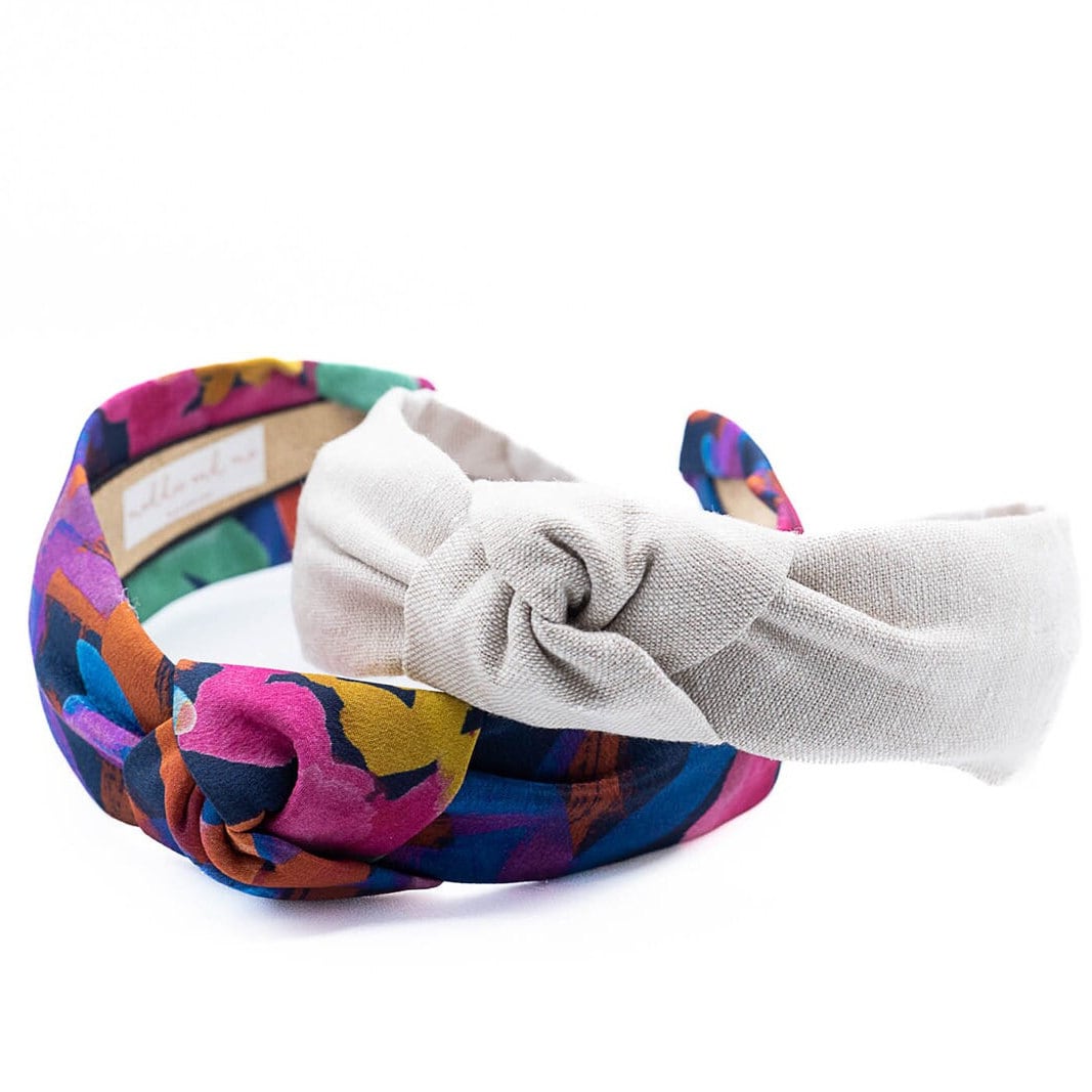 Liberty of London Silk Knot Headband: Comfortable Alice Band, Handmade in USA