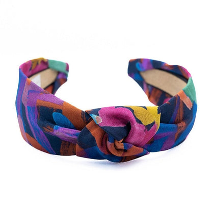 Liberty of London Silk Knot Headband: Comfortable Alice Band, Handmade in USA