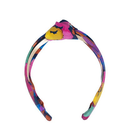 Liberty of London Silk Knot Headband: Comfortable Alice Band, Handmade in USA