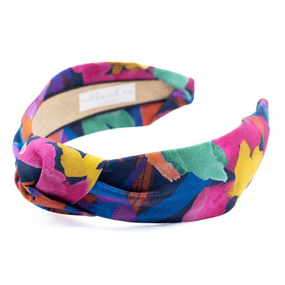 Liberty of London Silk Knot Headband: Comfortable Alice Band, Handmade in USA
